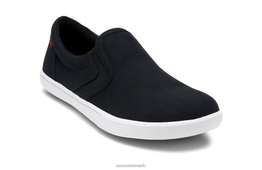 Schwarz Xero Shoes Dillon Canvas Slip-on – kultiger, flacher Sneaker J2Z24263