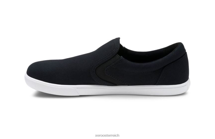 Schwarz Xero Shoes Dillon Canvas Slip-on – kultiger, flacher Sneaker J2Z24263
