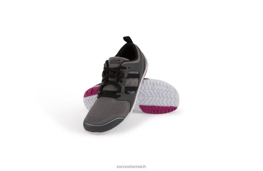 Stahlgrau / Fuchsia Xero Shoes zelen – Ihr umweltfreundlicher Roadrunner J2Z24147