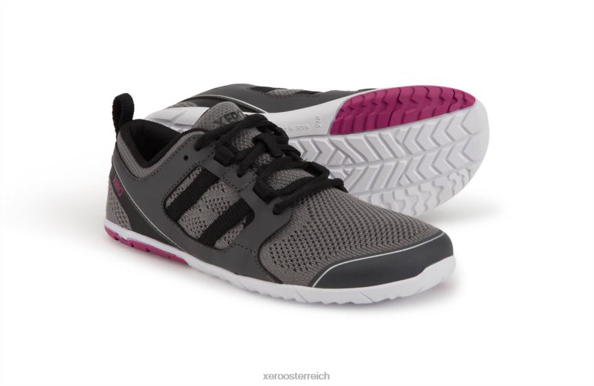 Stahlgrau / Fuchsia Xero Shoes zelen – Ihr umweltfreundlicher Roadrunner J2Z24147