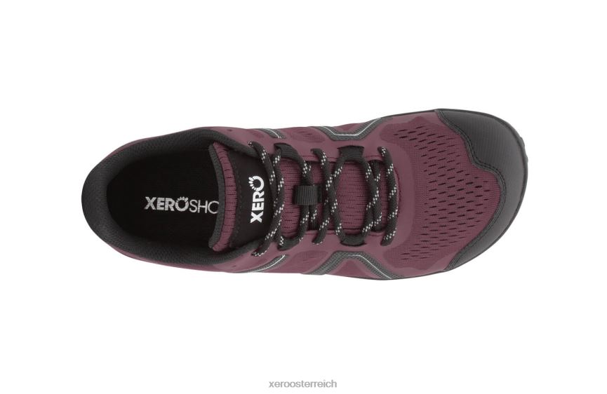 schlammige Rose Xero Shoes Mesa Trail – leichter Trailrunner für Damen J2Z24180