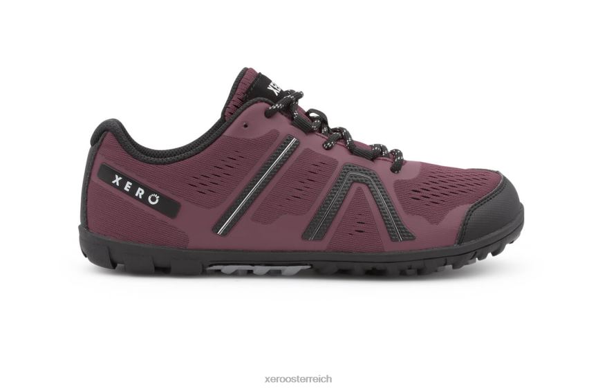schlammige Rose Xero Shoes Mesa Trail – leichter Trailrunner für Damen J2Z24180