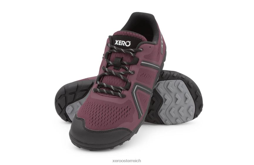 schlammige Rose Xero Shoes Mesa Trail – leichter Trailrunner für Damen J2Z24180