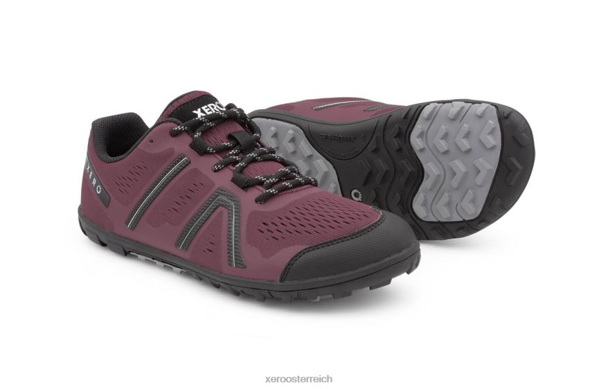 schlammige Rose Xero Shoes Mesa Trail – leichter Trailrunner für Damen J2Z24180