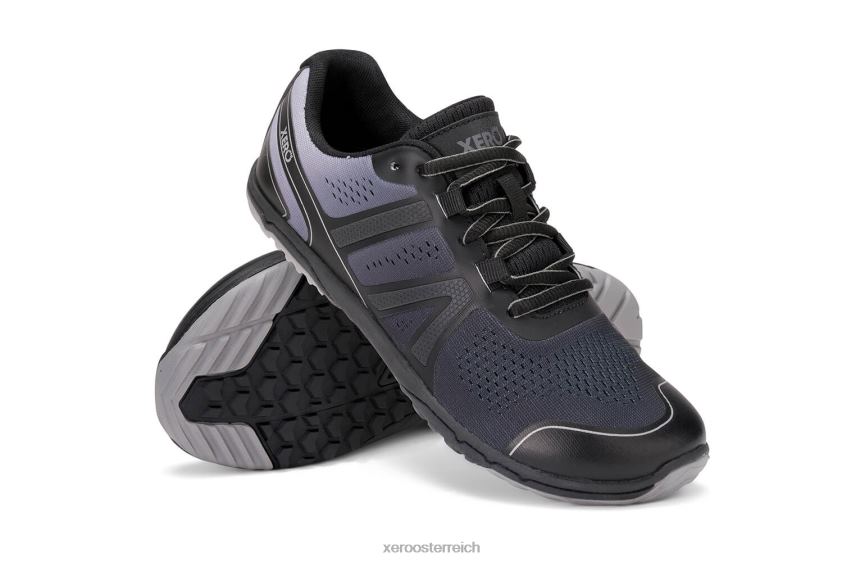 schwarz / frostgrau Xero Shoes hfs ii – leichter Straßenläufer J2Z24112