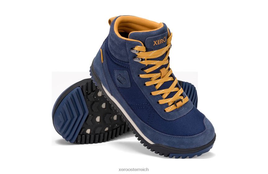 Abzeichen blau Xero Shoes Ridgeway – wasserdichter Wanderschuh im Retro-Stil J2Z24197