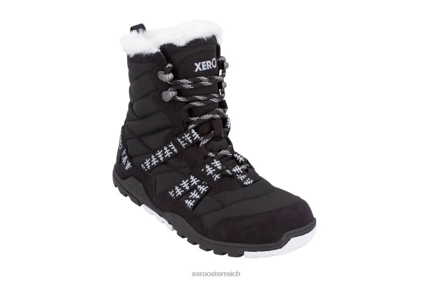 schwarz (mit Bäumen) Xero Shoes alpine - Damen-Schneestiefel J2Z24224