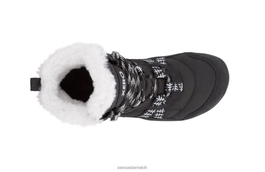 schwarz (mit Bäumen) Xero Shoes alpine - Damen-Schneestiefel J2Z24224