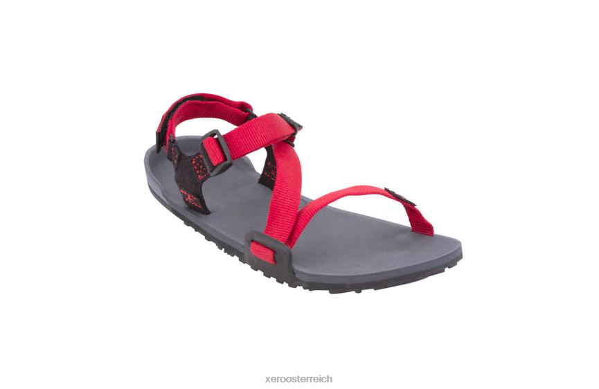 Holzkohle / roter Pfeffer Xero Shoes Z-Trail – die ultimative Sportsandale – Kinder J2Z24226