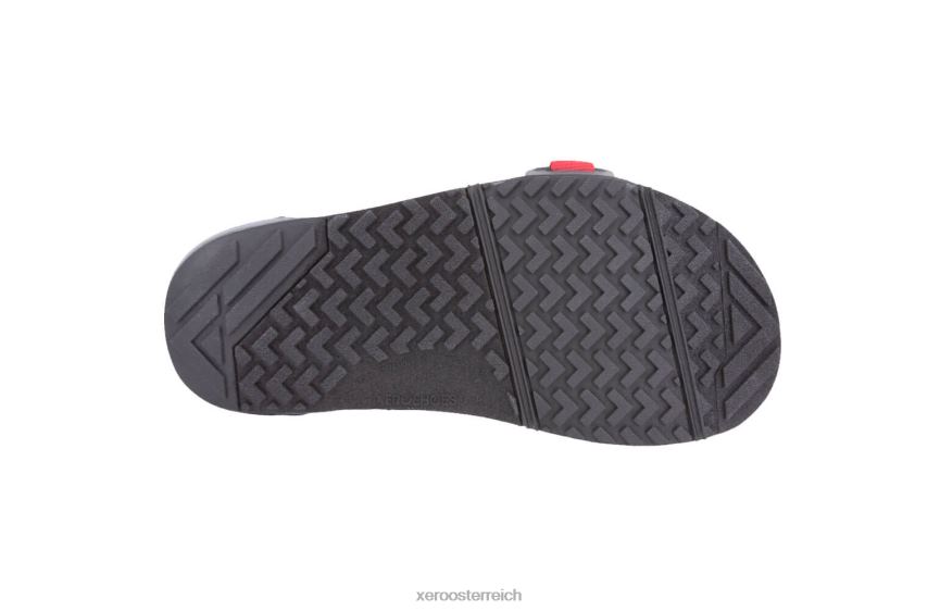 Holzkohle / roter Pfeffer Xero Shoes Z-Trail – die ultimative Sportsandale – Kinder J2Z24226