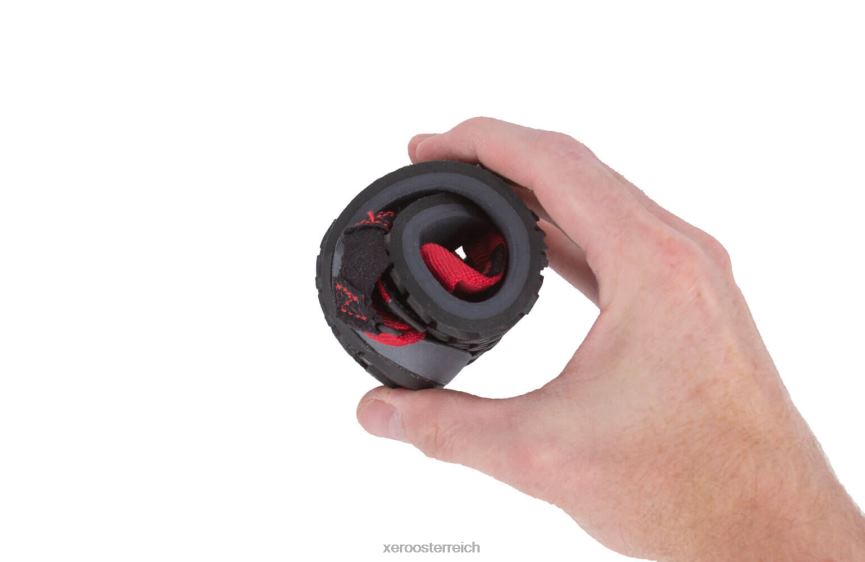 Holzkohle / roter Pfeffer Xero Shoes Z-Trail – die ultimative Sportsandale – Kinder J2Z24226