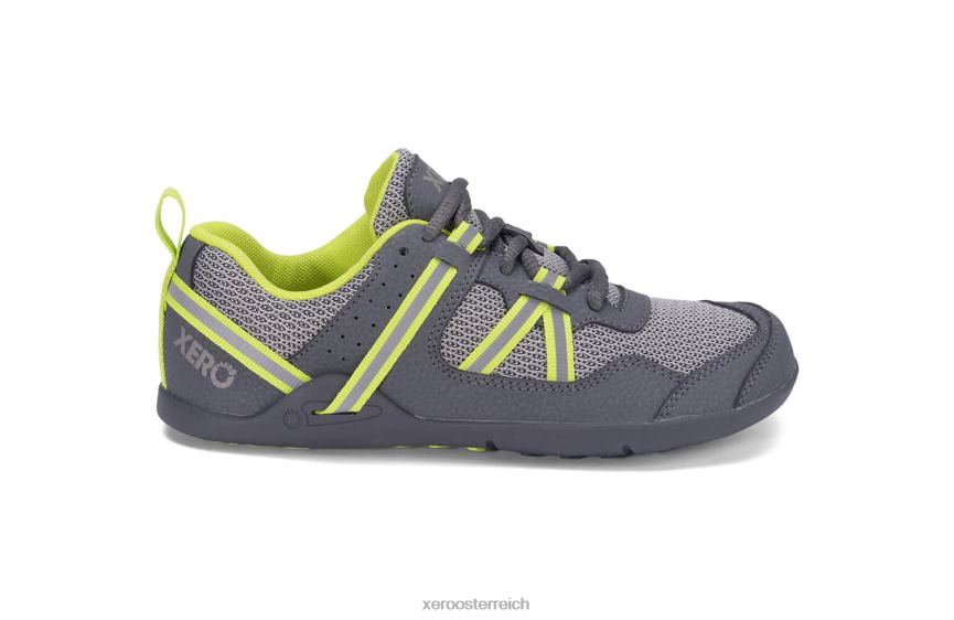 grau / Limette Xero Shoes Prio Lauf- und Fitnessschuh - Kinder J2Z24285