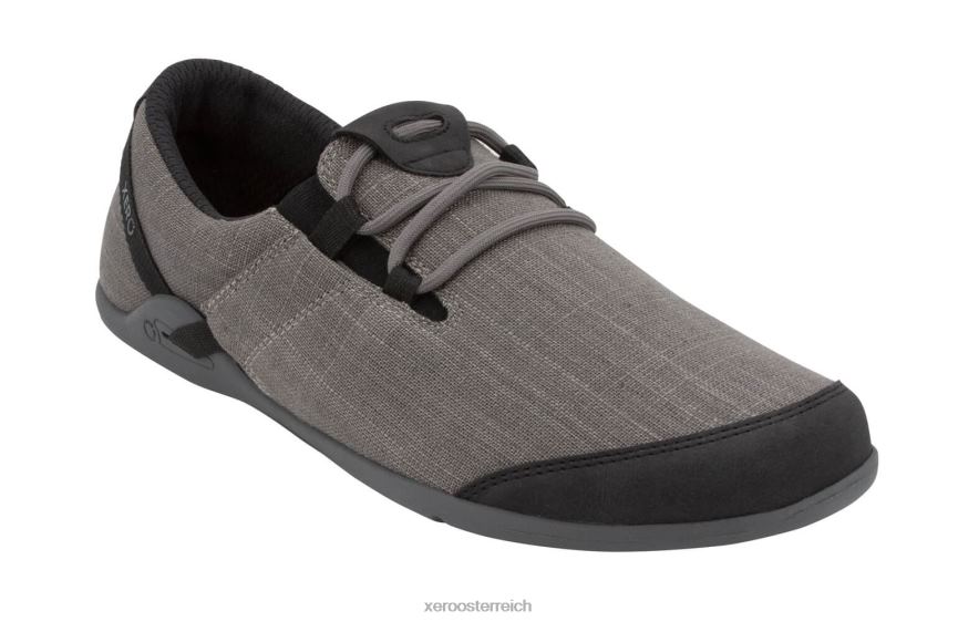 Holzkohle (regenfreundlicher Hanf) Xero Shoes Hana – lässiger Canvas-Komfort – Herren J2Z24233