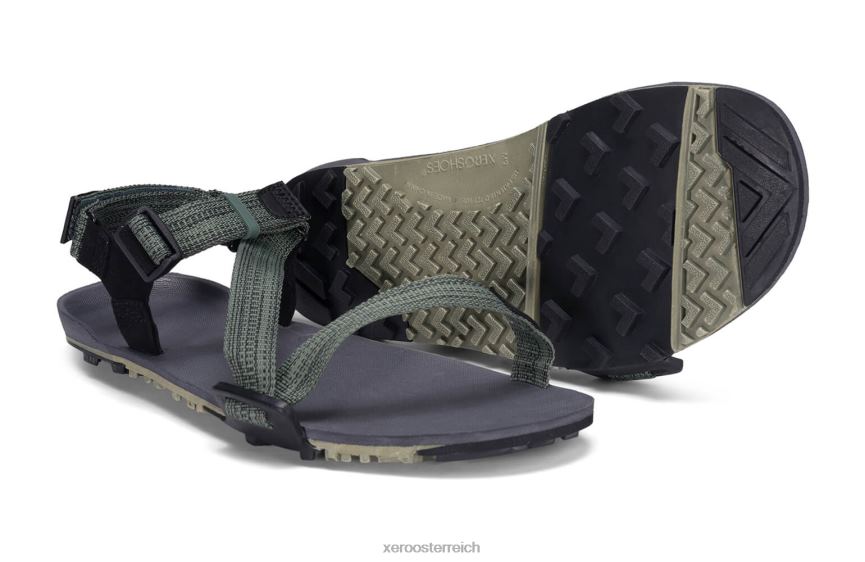 Vetivergrün Xero Shoes Z-Trail EV – Wander-, Lauf- und Erholungssandale J2Z2483