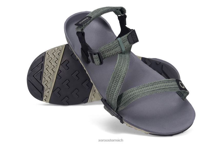 Vetivergrün Xero Shoes Z-Trail EV – Wander-, Lauf- und Erholungssandale J2Z2483