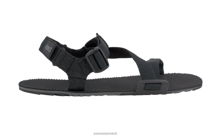 kohlenschwarz / schwarz Xero Shoes Naboso Trail Sportsandale – Herren J2Z2489