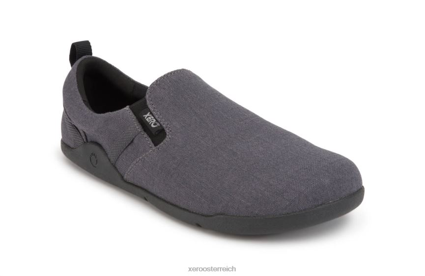 Asphalt Xero Shoes Aptos – der lässige Slip-On aus Hanf-Canvas – Herren J2Z2460