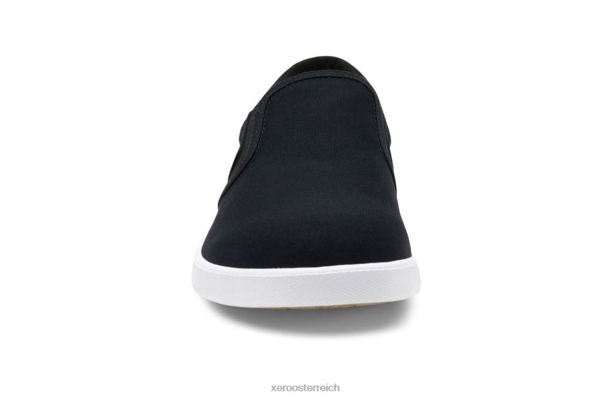 Schwarz Xero Shoes Dillon Canvas Slip-on – kultiger, flacher Sneaker J2Z242