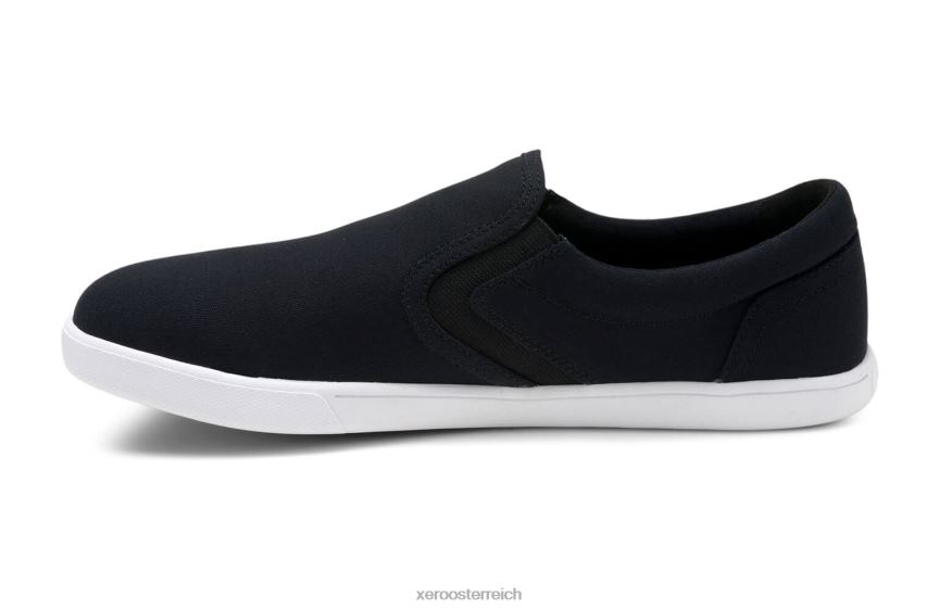 Schwarz Xero Shoes Dillon Canvas Slip-on – kultiger, flacher Sneaker J2Z242