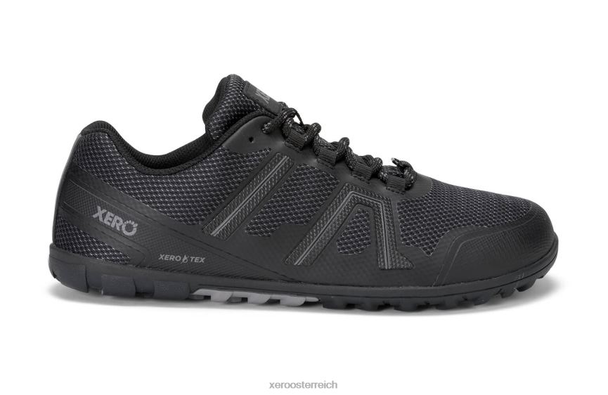 Schwarz Xero Shoes Mesa Trail WP – wasserdichter Trailrunner J2Z2425