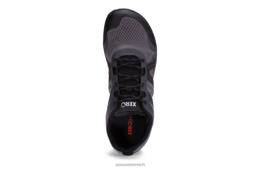 Stahlgrau / Orange Xero Shoes Mesa Trail II – Männer J2Z24236