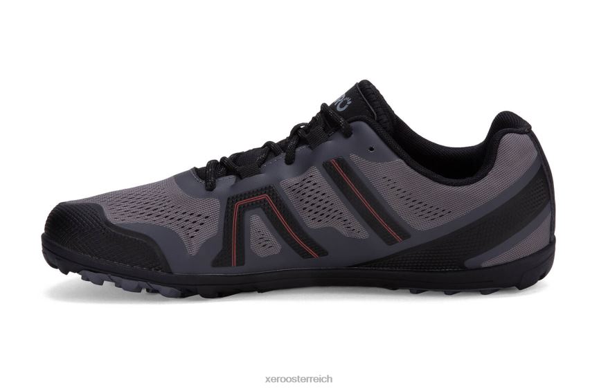 Stahlgrau / Orange Xero Shoes Mesa Trail II – Männer J2Z24236