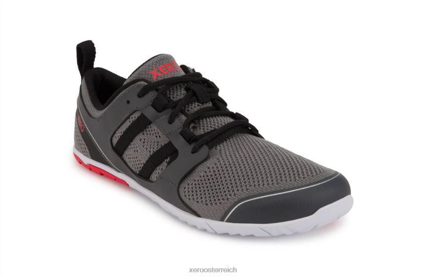 dunkelgrau / rot Xero Shoes zelen – Ihr umweltfreundlicher Roadrunner J2Z2441