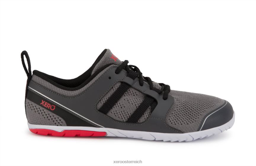 dunkelgrau / rot Xero Shoes zelen – Ihr umweltfreundlicher Roadrunner J2Z2441