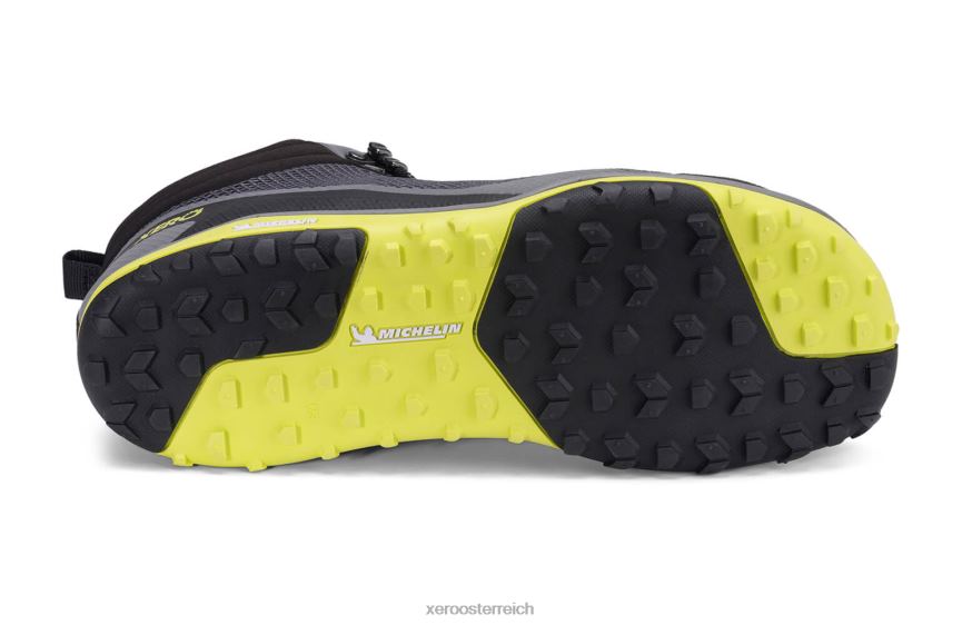 Stahlgrau / Schwefel Xero Shoes Scrambler Mid – ultraleichter Wanderstiefel mit Michelin Fiberlite-Sohle J2Z2495