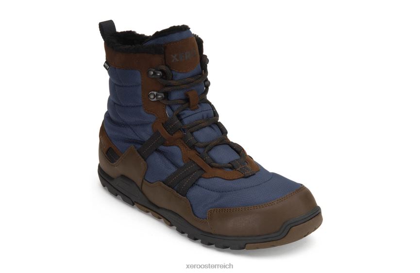 braun / marineblau Xero Shoes alpine - Herren-Schneestiefel J2Z24107