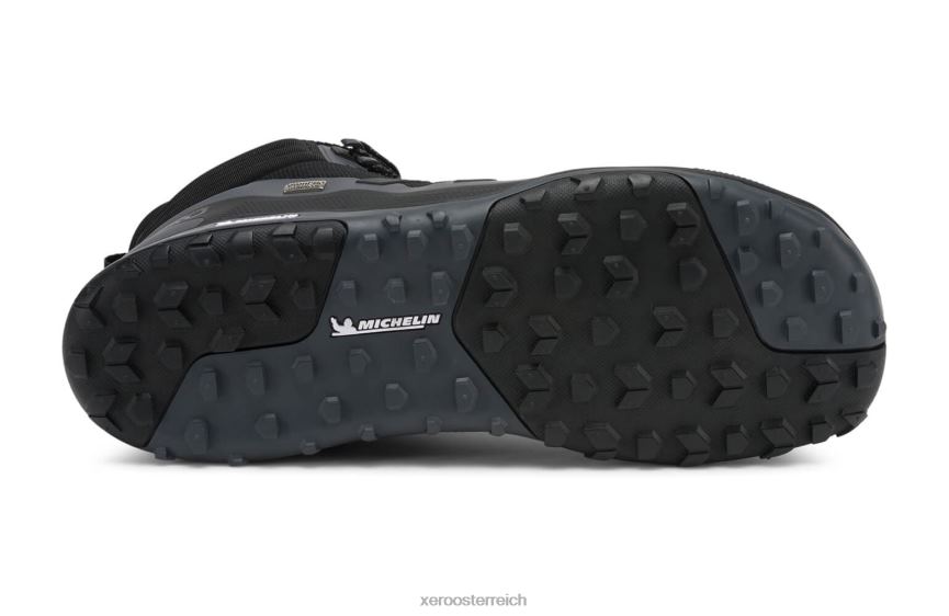 schwarz / asphalt Xero Shoes Scrambler Mid II WP – ultraleichter, wasserdichter Wanderschuh J2Z2492