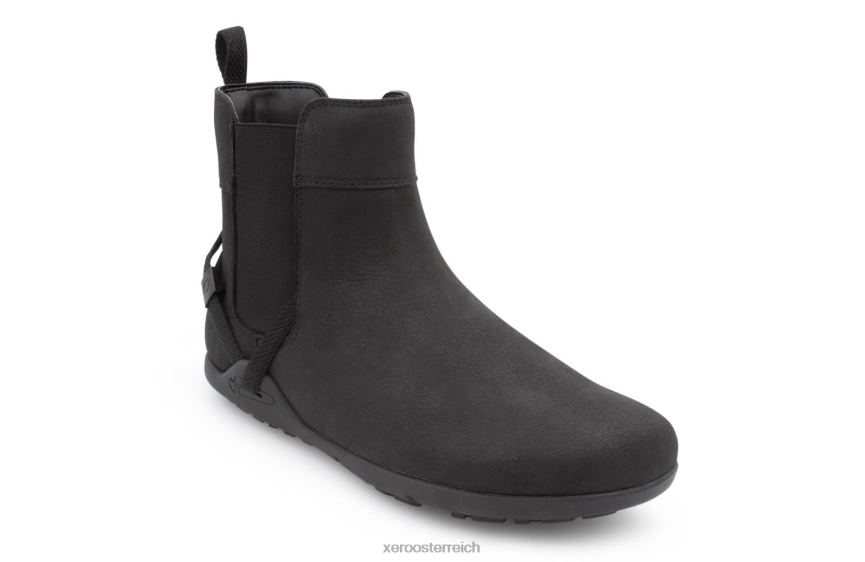 Schwarz Xero Shoes Tari – Chelsea-Stiefel aus Leder für Damen J2Z24220